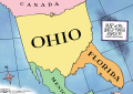 The border between Ohio and Florida